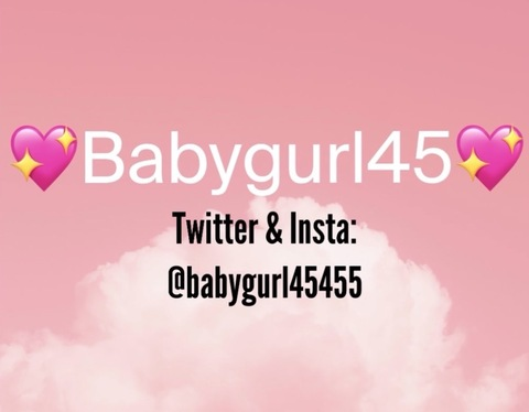babygurl45 OnlyFans Leak 

 picture 2