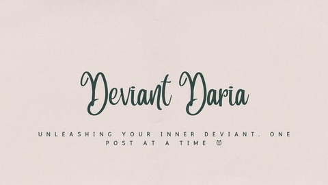 Get Free access to deviantdariavip Leaks OnlyFans 

 picture 2
