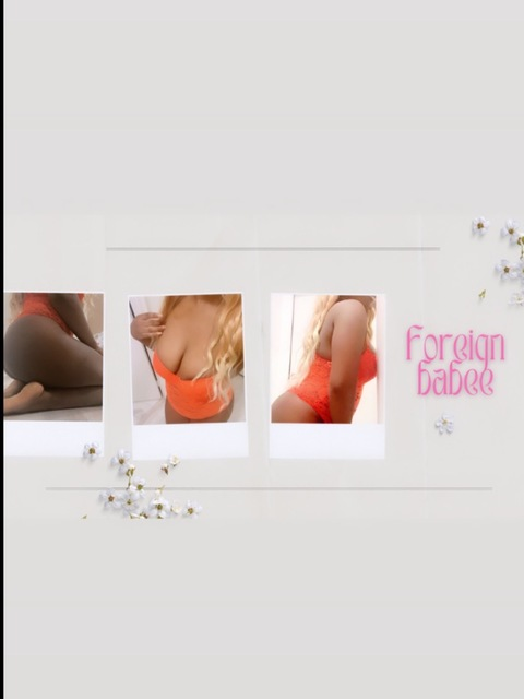 Get Free access to @foreignnbabie (Foreign Babe💦SEXT WITH ME😈) Leaked OnlyFans 

 picture 2