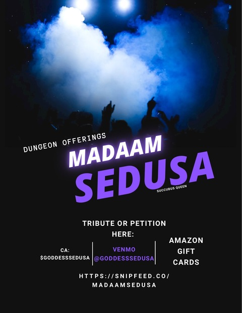 madaamsedusa (Madaam S) free OnlyFans Leaked Videos and Pictures 

 picture 2