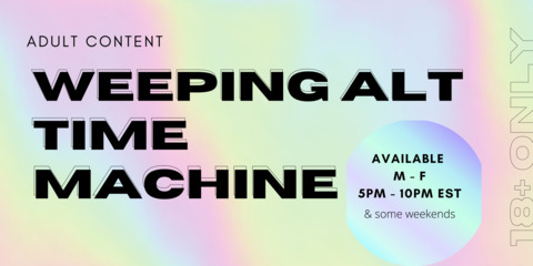 View Weeping Alt Time Machine (weepingalttimemachine) OnlyFans 70 Photos and 5 Videos leaks 

 picture 2